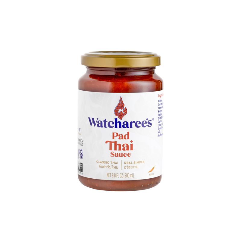 WATCHAREE&#39;S Pad Thai Sauce | Vegan &amp; Non-GMO | Authentic Traditional Thai Recipe