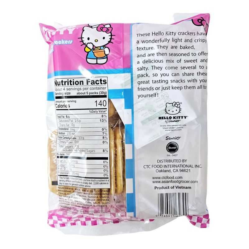 Hello Kitty Senbei Rice Crackers 112 Grams