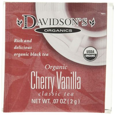 Davidson&#39;s Organics, Assorted Decaf &amp; Herbal Tea Blends, 100-count Individually Wrapped Tea Bags