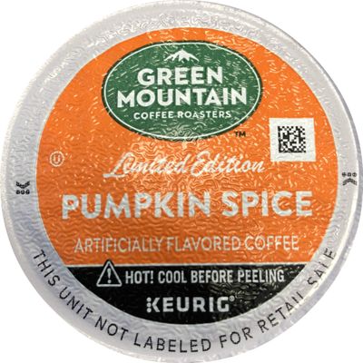 GMT6758 - Keurig Green Mountain Fair Trade Certified Pumpkin Spice Flavored Coffee K-Cups