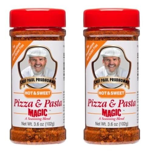 Chef Paul Prudhommes Magic Seasoning Blend Pizza &amp; Pasta 3.6 oz (Pack of 2)