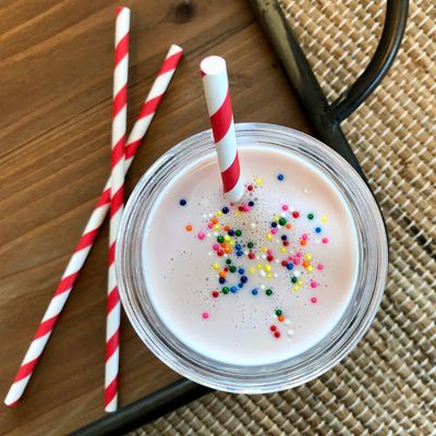 Outside the Box Papers Popcorn Bags Peanut Sacks and Striped Paper Straws 36 of Each Bag and 25 of Each Straw Red, White, Blue
