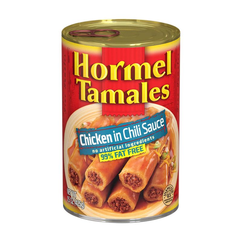 HORMEL Chicken Tamales, Canned Tamales, 15 Oz (Pack of 12)