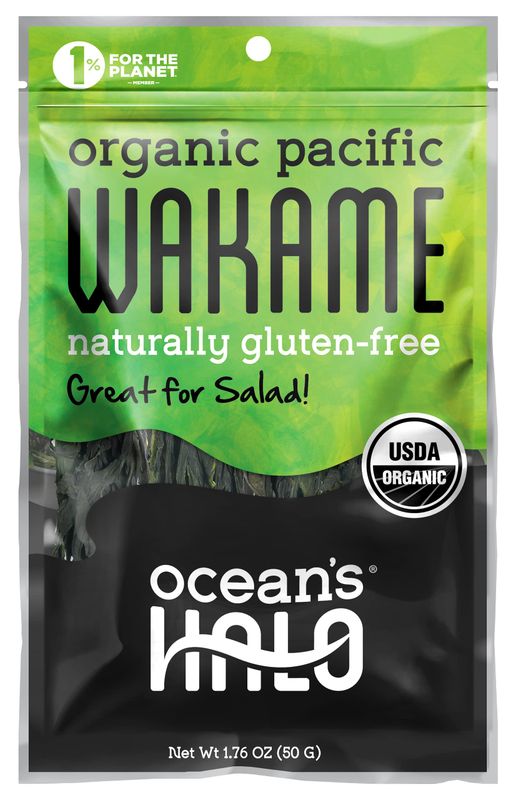 Ocean&#39;s Halo Organic Wakame Strips, 1.76 oz