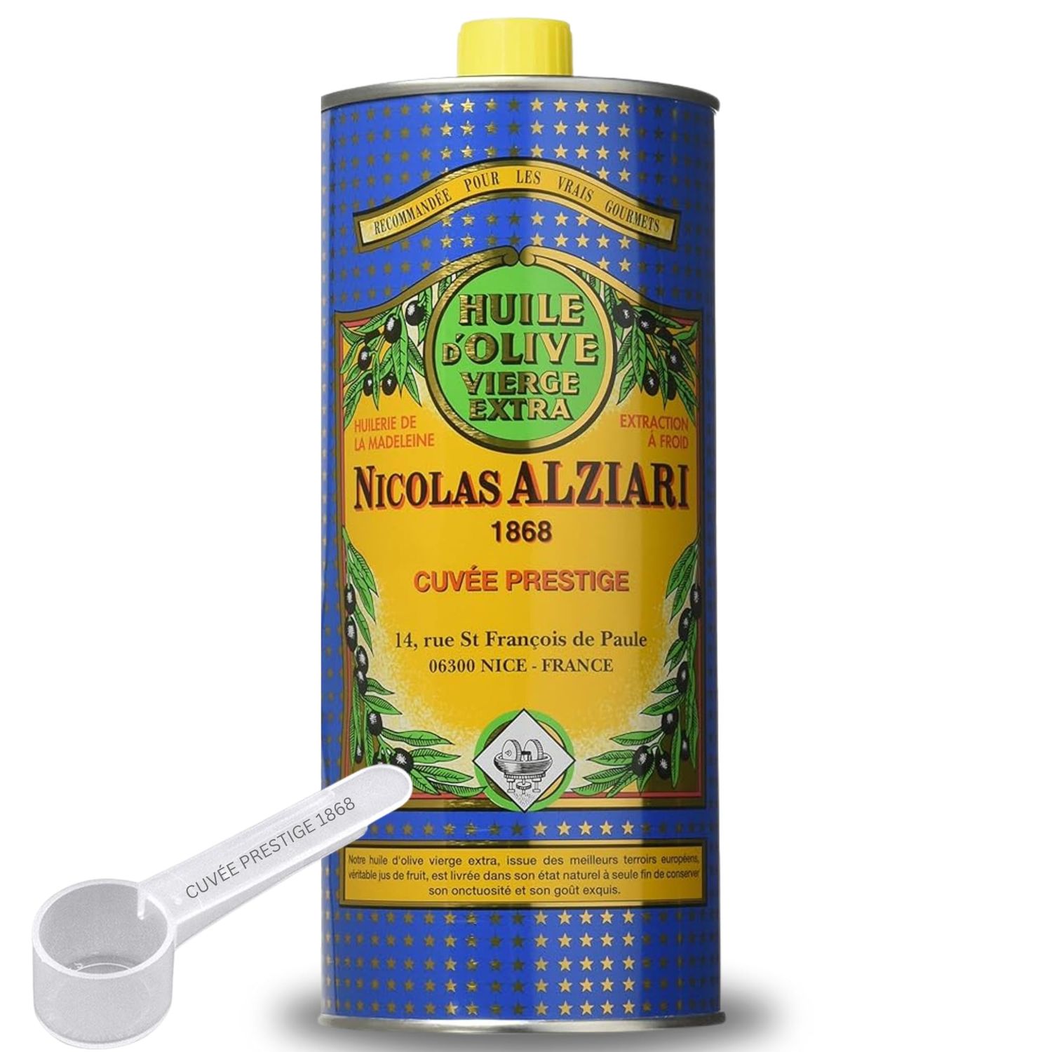 Nicolas Alziari Extra Virgin Olive Oil 16.9 Fl.oz (500ml)