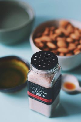 Evolution Salt - Himalayan Pink Salt, Refillable Glass Shaker, 5 oz