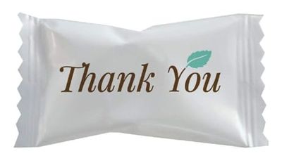 Hospitality Mints -Thank You Buttermints - Case of 1000