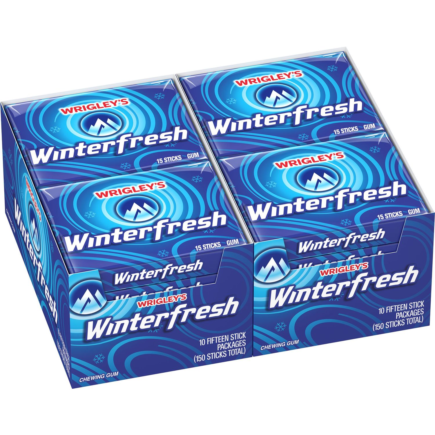 Extra Wrigley&#39;s Winterfresh Gum, 15-Stick Slim Packs (Pack of 20)