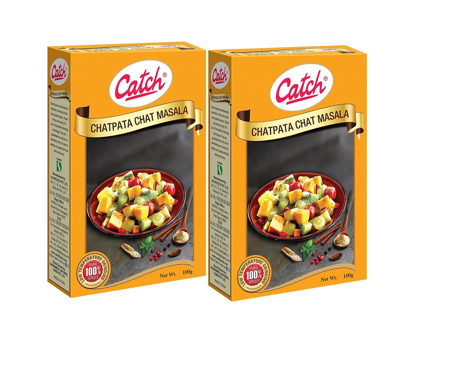 Catch Spices Chatpata Chat Masala 100gms (pack of 2)