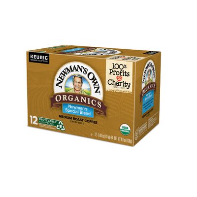 Newman's Own Organics Special Blend Keurig Single-Serve K-Cup Pods, Medium Roast Coffee, 12 Count