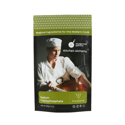 Pure Sodium Tripolyphosphate  Non-GMO Gluten-Free Vegan OU Kosher Certified (Molecular Gastronomy) - 400g/14oz