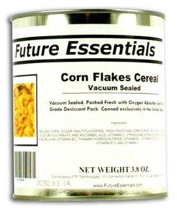 1 Can of Future Essentials Canned Corn Flakes Cereal