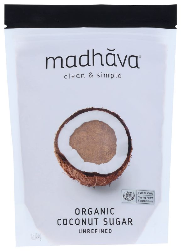 Madhava Agave Nectar, Organic Coconut Sugar, 16 oz