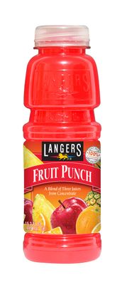 Langers Fruit Punch, 15.2 oz (Pack of 12)