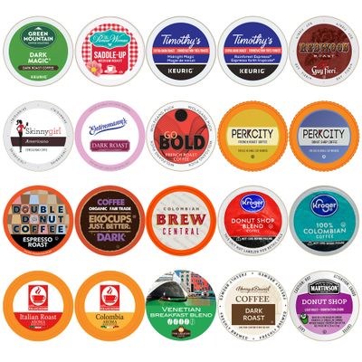 Custom Variety Pack Coffee, Single Serve Cups for Keurig K Cup Brewers, Variety, 20 Count