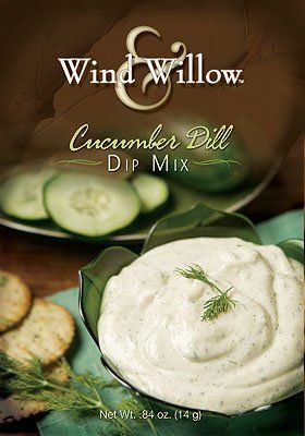 Wind &amp; Willow Cucumber Dill Dip, .84-Ounce Boxes (Pack of 4)