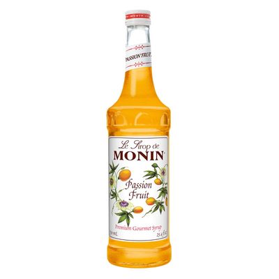 Monin - Passion Fruit Syrup, Sweet Tropical Flavors, Great for Teas, Sodas, &amp; Cocktails, Natural Flavors, No Artificial Sweeteners or Ingredients, Gluten-Free, Vegan, Non-GMO, Clean Label (750ml)