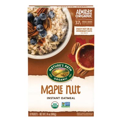 Nature&#39;s Path Organic Maple Nut Oatmeal, 14 oz (Pack of 1), Non-GMO