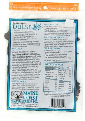 MAINE COAST DULSE BAG ORG, 2 OZ, Pack Of 3