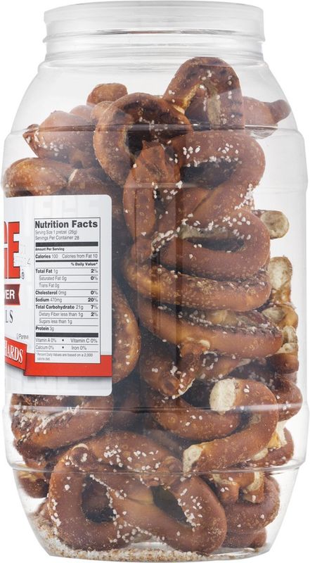 Wege Of Hanover Sourdough Hards Pretzels- Two 28 oz. Barrels