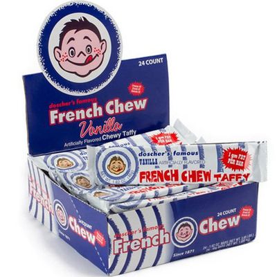 The Nutty Fruit House Doscher's Vanilla French Chew Taffy Bars 24 Count