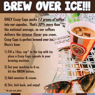 Crazy Cups Flavored Coffee for Keurig K-Cup Machines, Salted Caramel, Hot or Iced Drinks, 22 Single Serve, Recyclable Pods