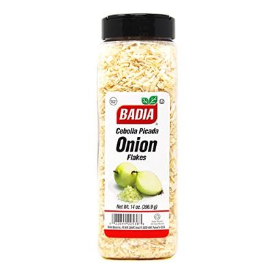 Badia Onion Flakes, 14 Ounce (Pack of 6)