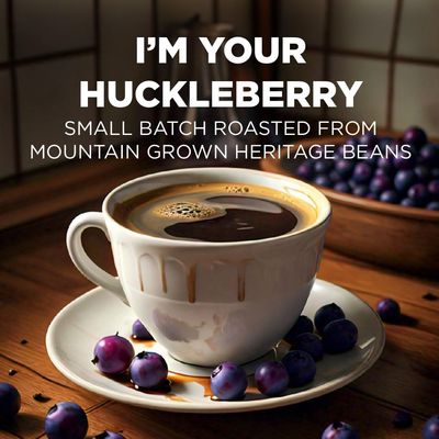 Maud's Huckleberry Flavored Coffee Pods, 18 ct | I'm Your Huckleberry Flavor | 100% Arabica Medium Roast Coffee | Solar Energy Produced Recyclable Pods Compatible with Keurig K Cups Maker