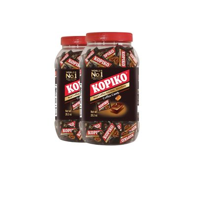 Kopiko Coffee Candy (800 gr) - Pocket Coffee Candies Made of Indonesia Coffee Beans Contains Real Coffee Extract for Better Taste - Worlds Best Coffee Candy (2-Pack)