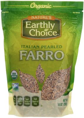 Nature&#39;s Earthly Choice - Organic Italian Pearled Farro - 14 oz.