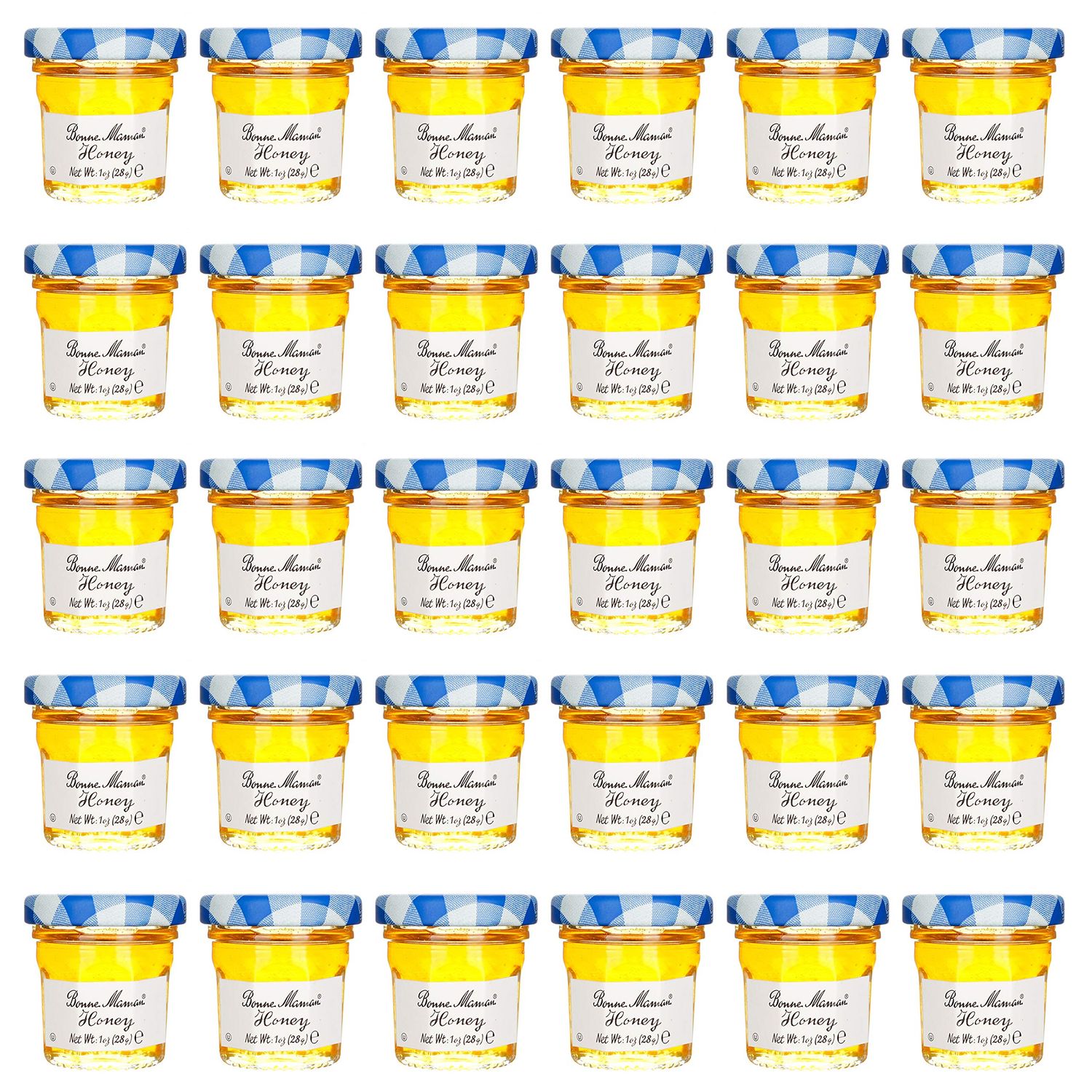 Bonne Maman Kosher Honey Mini Jars - 30 PCS x 1 OZ