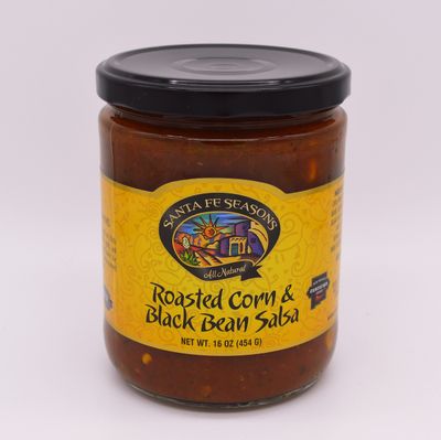 SANTA FE SEASONS Roasted Corn &amp; Black Bean Salsa, 16 OZ