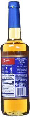 Torani Sugar Free Salted Caramel Syrup, 25.4 oz