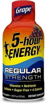 5-hour ENERGY Shot, Regular Strength Grape, 1.93 oz 24 count