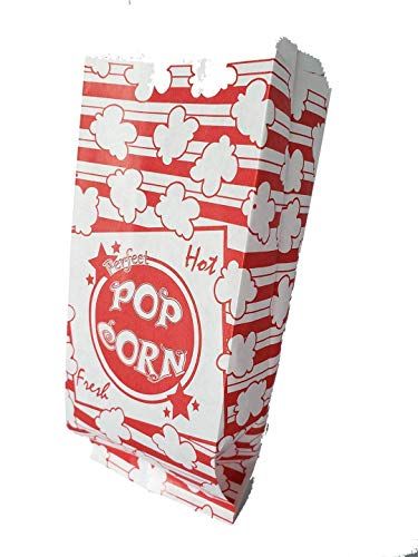 Perfectware - PW 1OZ POPCORN BAG 250ct 1oz Popcorn Bag - Pack of 250ct, 1 oz Popcorn Bags for The 250ct Popcorn Bags.