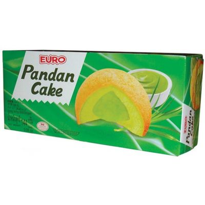 Euro Pandan Cake 1 Box Net Wt 144 G.
