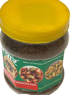 Authentic Nepali Timur Ko Chhop (Szechuan Pepper Pickle) Spices &amp; Red Chilly Powder That Gives Natural, Typical Nepali Flavor (Sour Spicy Timur Ko Achar Pickles - 250G By QT Shopping