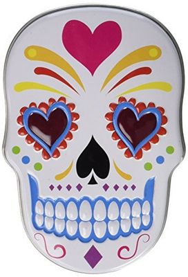 Sugar Skulls Candy Tin (random color) by Boston America