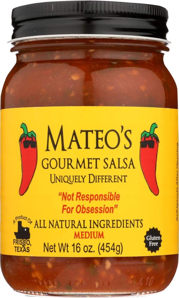 Mateo&#39;s Gourmet Salsa Medium, 16 oz