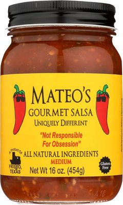 Mateo&#39;s Gourmet Salsa Medium, 16 oz