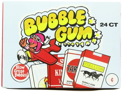World Confections Bubble Gum Sticks, 24-Count