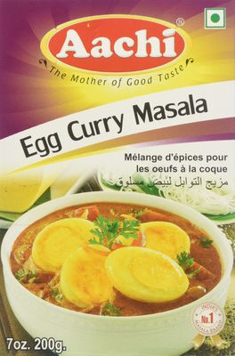 Aachi Egg Curry Spice Mix to Prepare Egg Gravy 7 Oz., 200g, Indian Spice