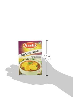 Aachi Egg Curry Spice Mix to Prepare Egg Gravy 7 Oz., 200g, Indian Spice