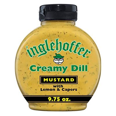 Inglehoffer Creamy Dill Mustard, 9.75 Oz Squeeze Bottle