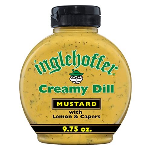 Inglehoffer Creamy Dill Mustard, 9.75 Oz Squeeze Bottle