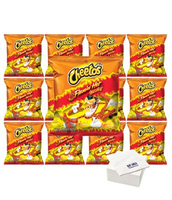 Cheetos Crunchy, 1 Oz Bags, 10 count (Flamin&#39; Hot)