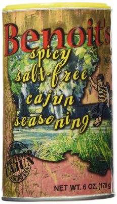 Benoit&#39;s Best Spicy Salt-free Cajun Seasoning (6 OZ)