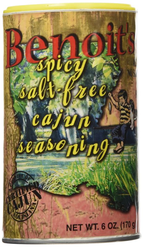 Benoit&#39;s Best Spicy Salt-free Cajun Seasoning (6 OZ)