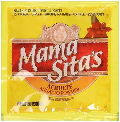 Mama Sita&#39;s Achuete Annatto Powder, 1/3oz (10g) 12 Pack