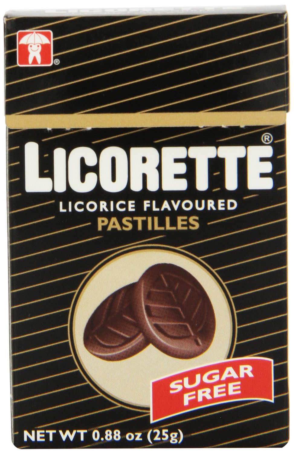 Daprano &amp; Co Licorette Sugar Free Hard Candy, 0.88-Ounce Boxes (Pack of 12)